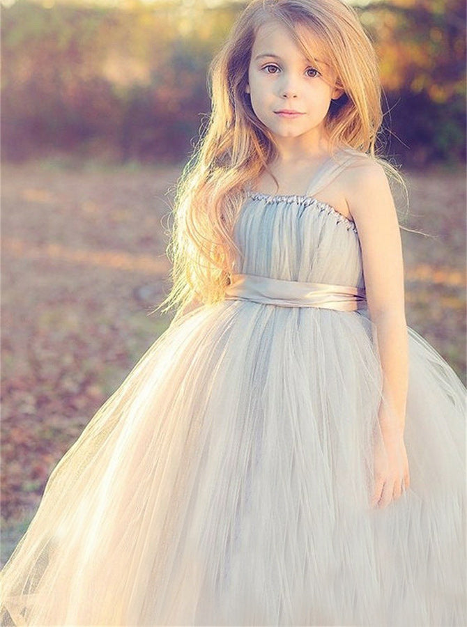 DIY Tulle Flower Girl