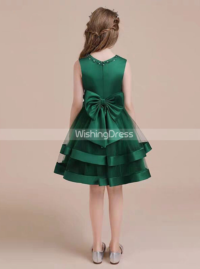 Green junior sales bridesmaid dresses