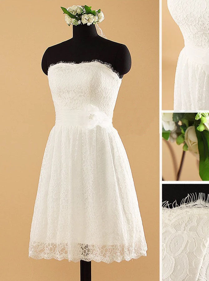 Knee Length Wedding Dress Patterns