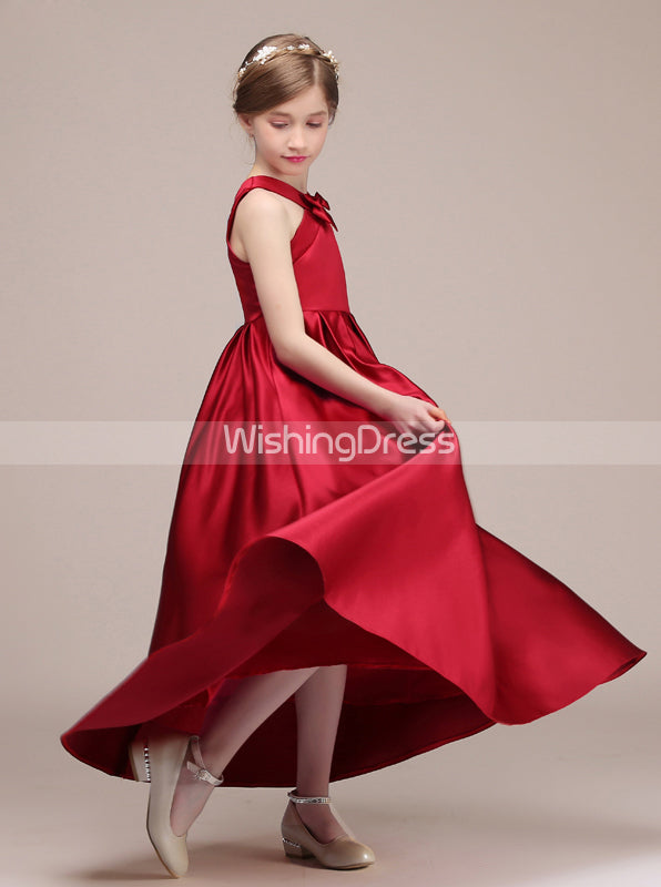 Red junior bridesmaid on sale dresses