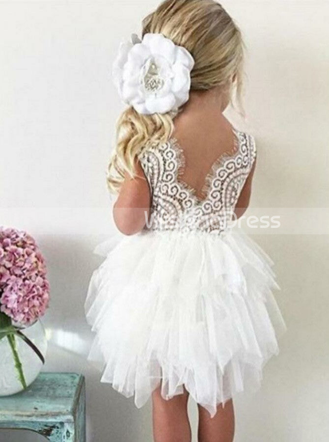 Cute Two Piece White Flower Girl Dress · Sugerdress · Online Store