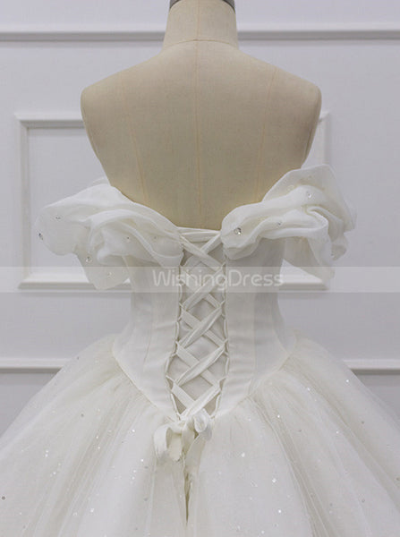 Princess Wedding Gown,BlingBling Fairytales Bridal Ball Gown,WD01080