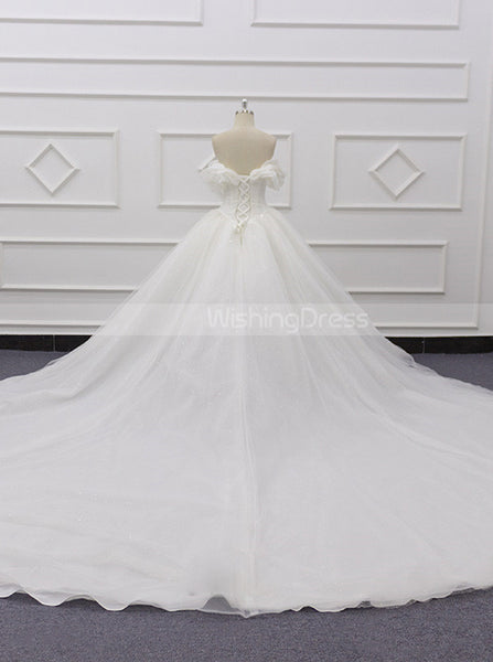 Princess Wedding Gown,BlingBling Fairytales Bridal Ball Gown,WD01080