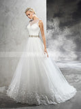 A-line Wedding Dresses,Princess Wedding Dress,Modern Wedding Dress,WD00279