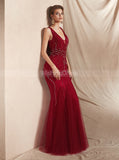 Beaded Evening Dresses,Luxurious Prom Dress,PD00417