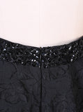 Black Lace Cocktail Dress,Open Back Cocktail Dresses,Sexy Homecoming Dress,CD00004