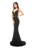 Black Mermaid Evening Dresses,Gorgeous Formal Evening Dress,PD00470