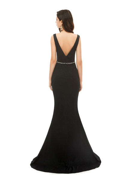 Black Mermaid Evening Dresses,Gorgeous Formal Evening Dress,PD00470