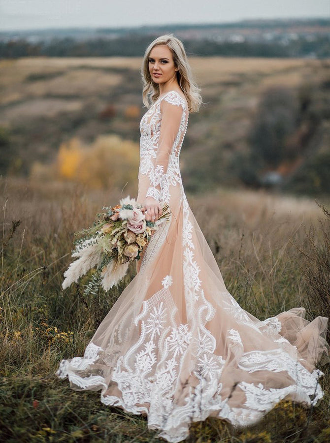outdoor wedding dress