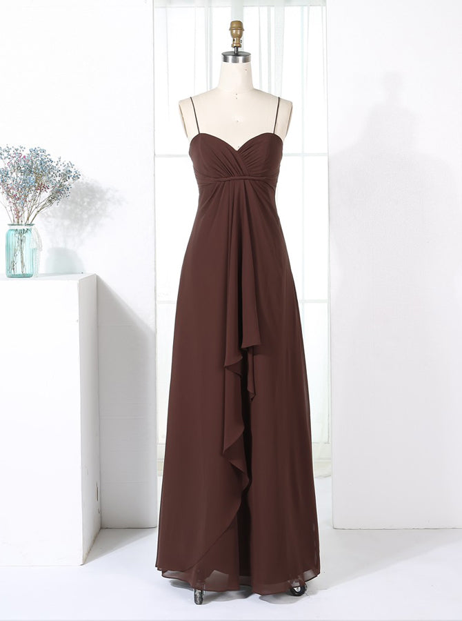 Chocolate Brown Bridesmaid Dress