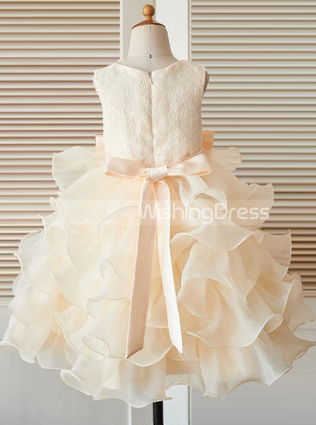 Princess Flower Girl Dresses,Ruffled Flower Girl Dress,Cute Flower Gir ...