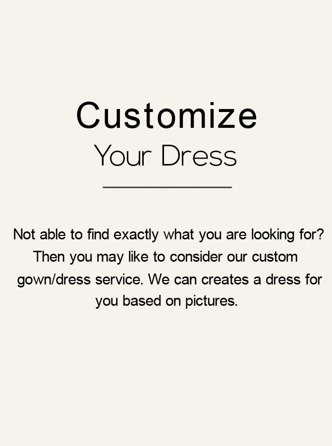 Customize Your Dress - Wishingdress