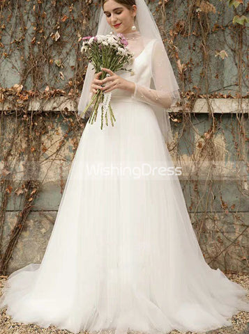 products/illusion-high-neck-wedding-dresses-long-sleeves-bridal-dress-with-pearls-wd00458-1.jpg