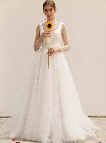 products/illusion-high-neck-wedding-dresses-long-sleeves-bridal-dress-with-pearls-wd00458-2.jpg