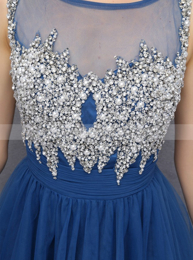 Navy Blue Sweet 16 Dress