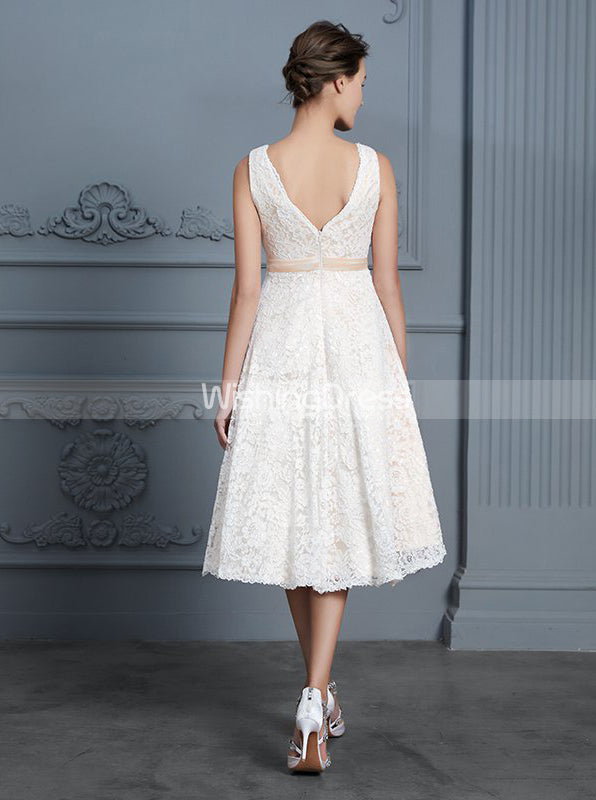 Lace Mermaid Wedding Dresses with Long Sleeves,Chic Bridal Dress,WD003 -  Wishingdress