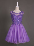 Lilac Homecoming Dresses,Short Homecoming Dress,Fancy Cocktail Dress,HC00007