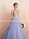 Lilac Prom Gown,Elegant Sweet 16 Dress for Teens,PD00458