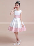 Lovely Two Tone Junior Bridesmaid Dress,Birthday Party Dress for Little Girls,JB00076