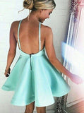 Mint Green Cocktail Dresses,Sexy Homecoming Dress,Short Homecoming Dress,CD00057