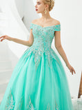 Off the Shoulder Prom Dresses,Princess Sweet 16 Dress for Teens,PD00454