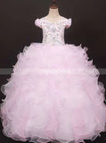 Pink Little Princess Gowns,Junior Formal Special Occasion Gown,GPD0052