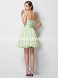 Sage Sweet 16 Dresses,Short Homecoming Dress,Chiffon Sweet 16 Dress,SW00037