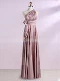 Silk Like Satin Bridesmaid Dresses,Long Bridesmaid Dress,Convertible Bridesmaid Dress,BD00278