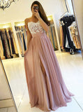 Spaghetti Straps Chiffon Prom Dress,Floor Length Formal Evening Dress,Wedding Guest Dress PD00130